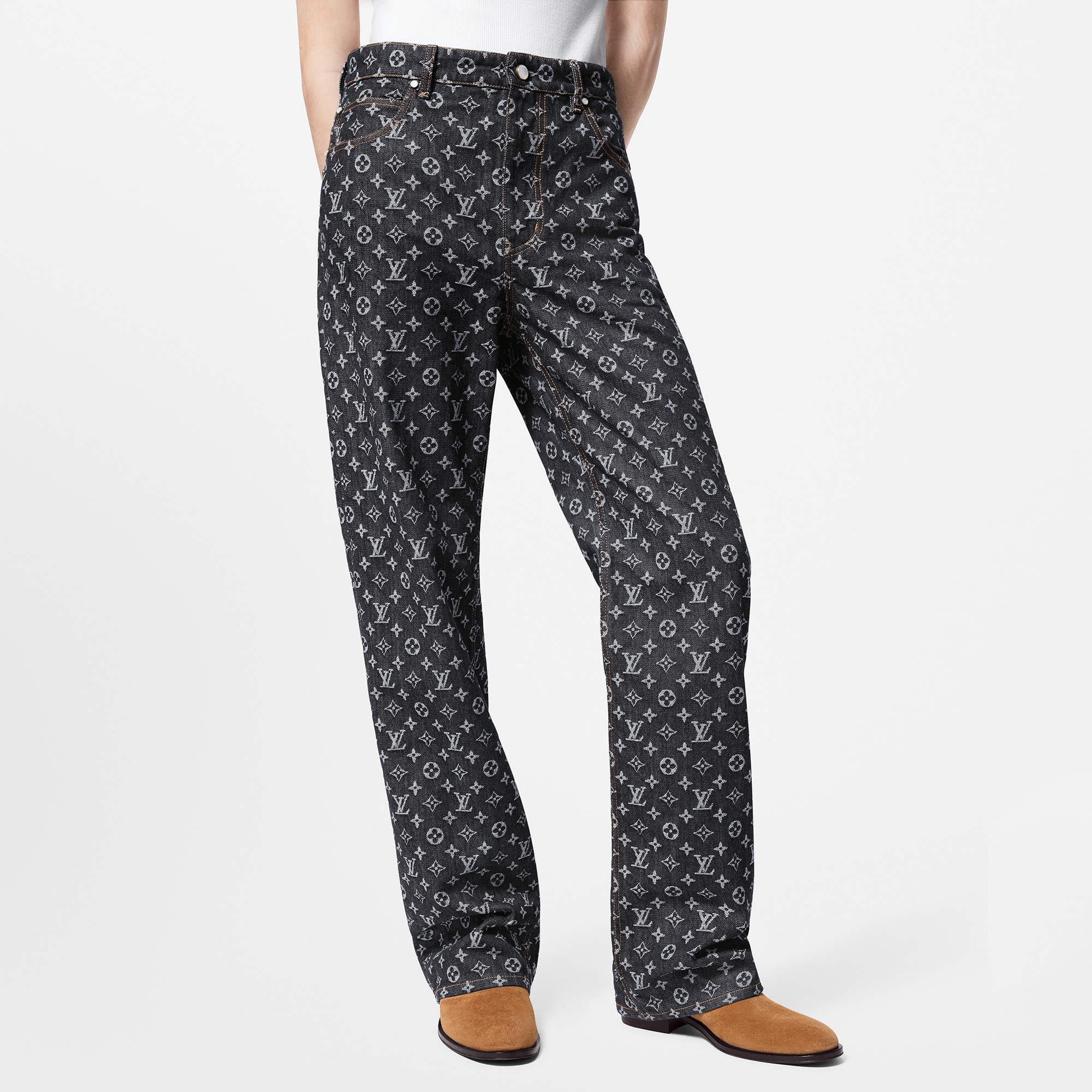 Vaqueros Monogram tipo skater  Hombre Prêt-à-Porter Denim | LOUIS VUITTON (Zoom de producto)