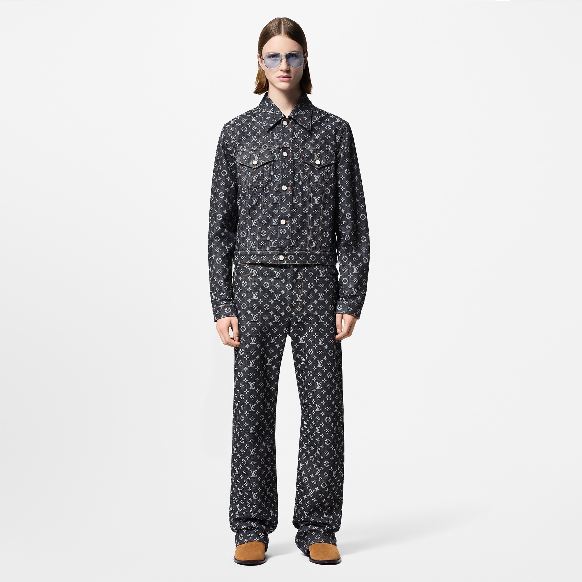 Vaqueros Monogram tipo skater  Hombre Prêt-à-Porter Denim | LOUIS VUITTON (Zoom de producto)