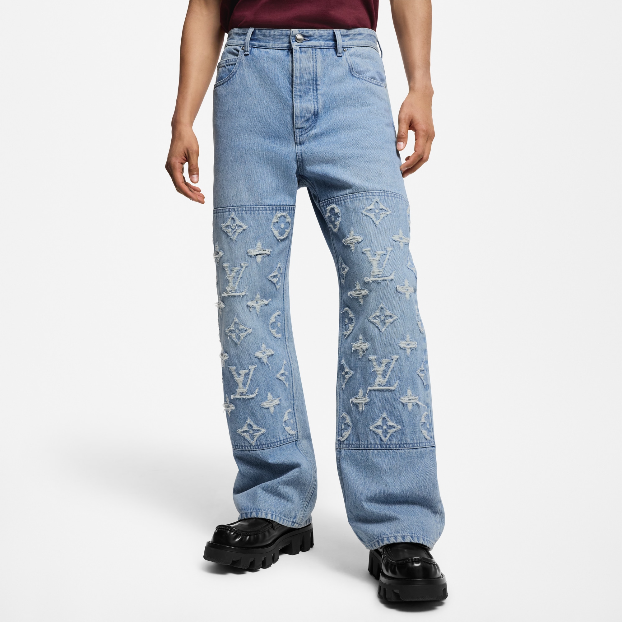 Vaqueros tipo skater  Hombre Prêt-à-Porter Denim | LOUIS VUITTON (Zoom de producto)