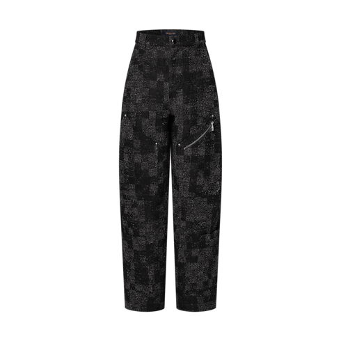 Vaqueros utilitarios en tejido rizado Hombre Prêt-à-Porter Denim | LOUIS VUITTON (Zoom de producto)