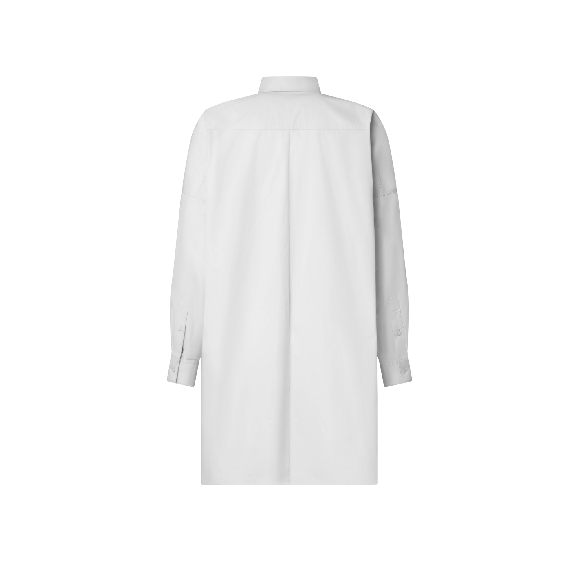 Vestido camisero con fular Monogram  Mujer Prêt-à-Porter Vestidos | LOUIS VUITTON (Zoom de producto)