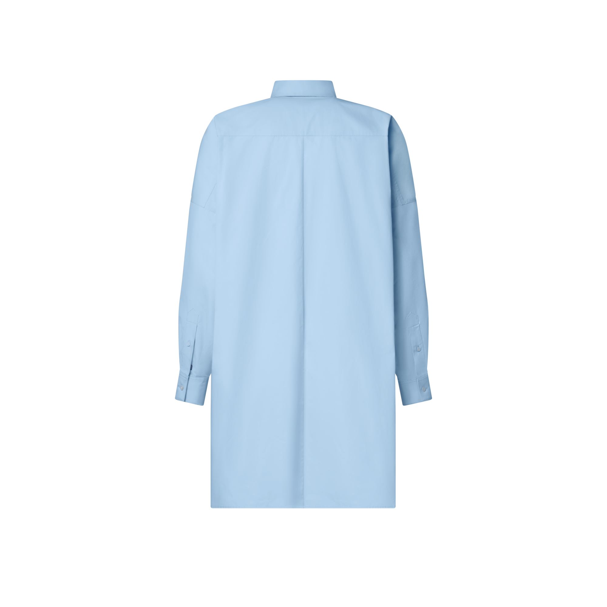 Vestido camisero con fular Monogram  Mujer Prêt-à-Porter Vestidos | LOUIS VUITTON (Zoom de producto)