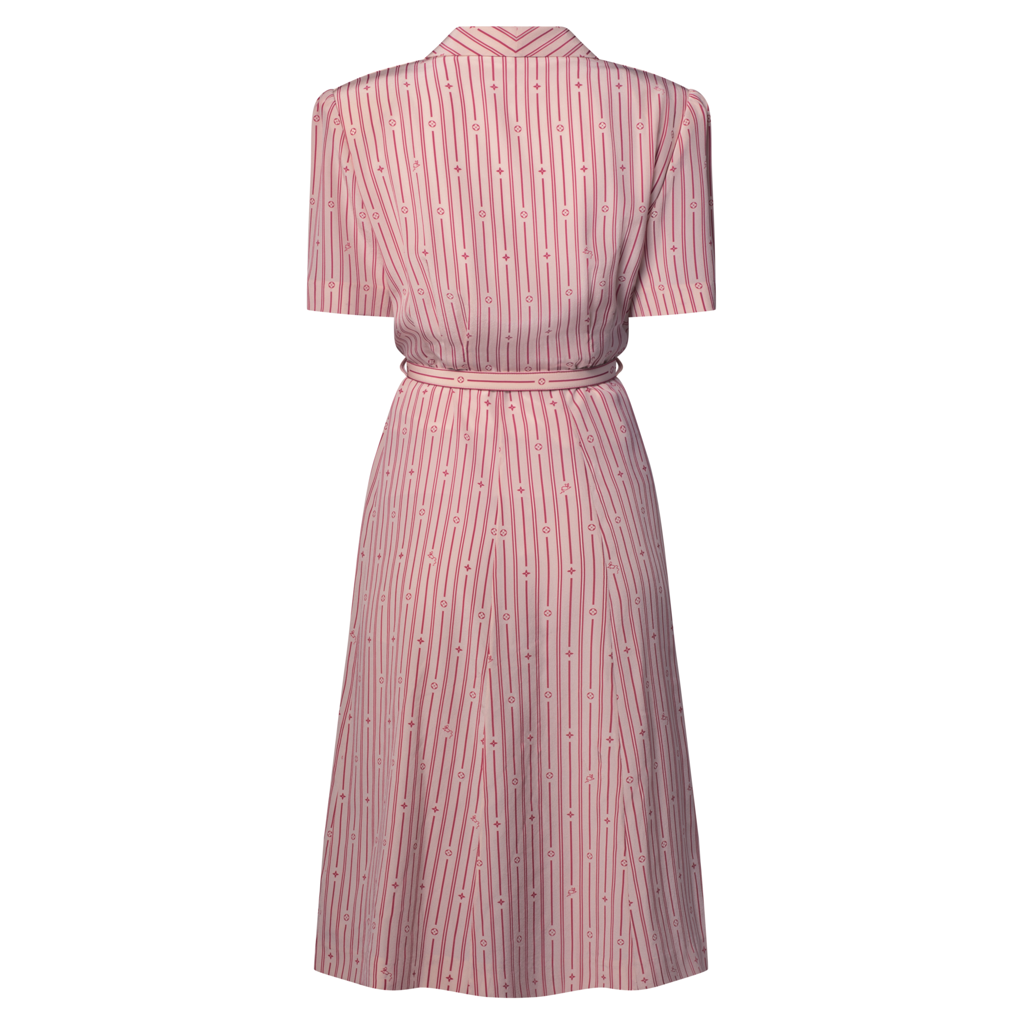 Vestido camisero de rayas Neverfull  Mujer Prêt-à-Porter Vestidos | LOUIS VUITTON (Zoom de producto)