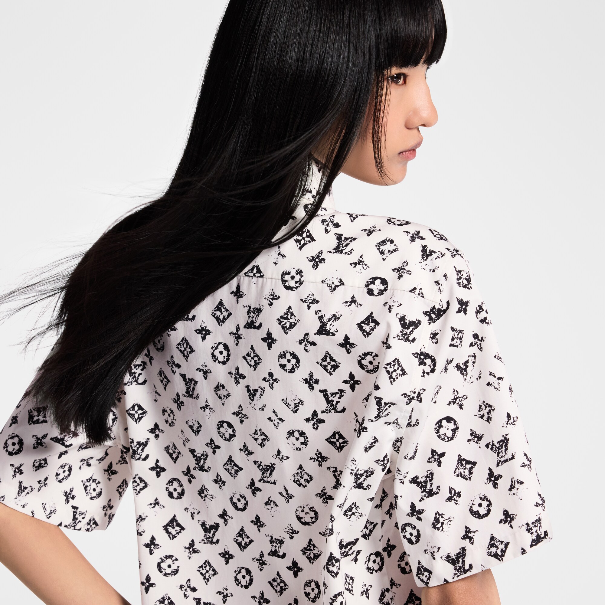 Vestido camisero Monogram  Mujer Prêt-à-Porter Vestidos | LOUIS VUITTON (Zoom de producto)