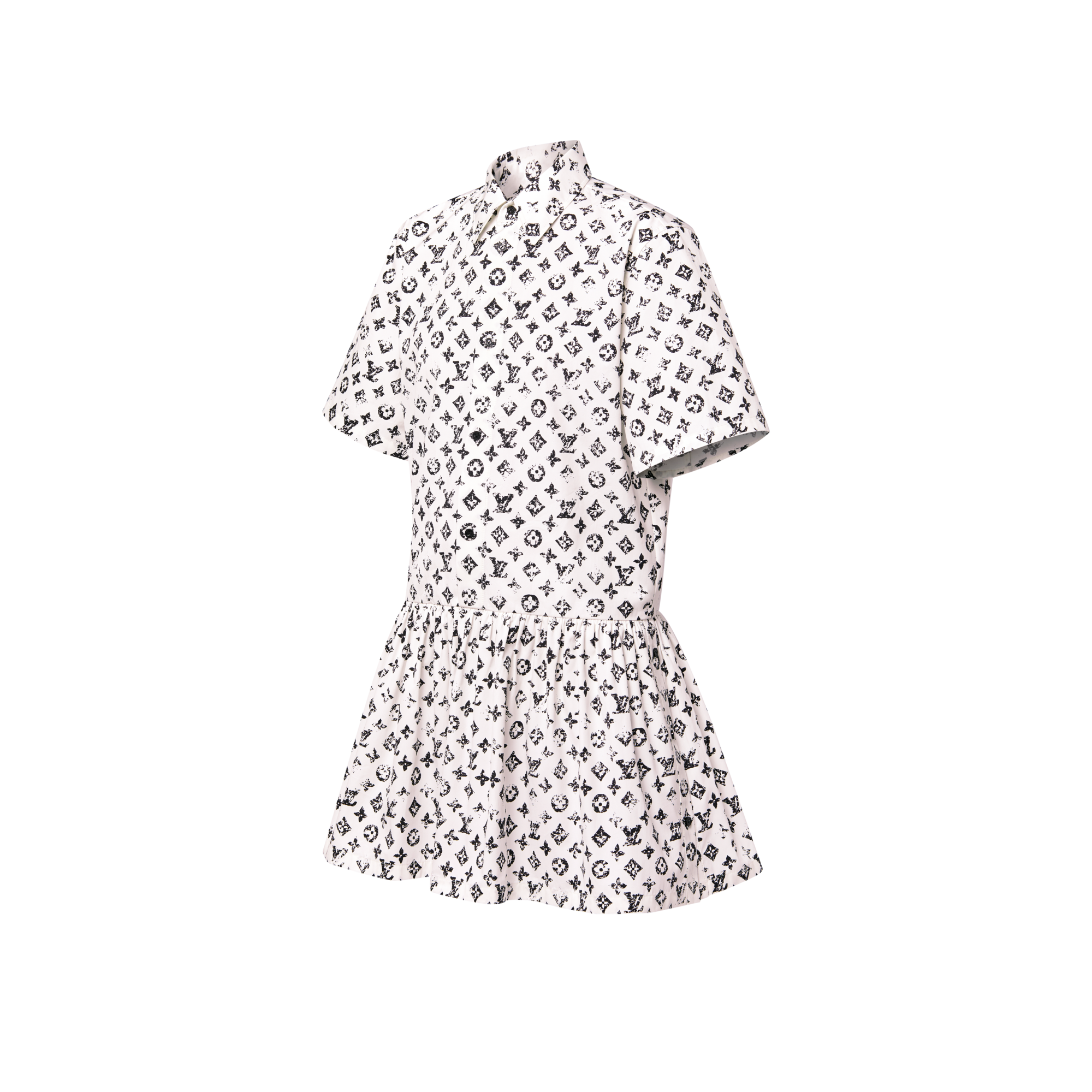 Vestido camisero Monogram  Mujer Prêt-à-Porter Vestidos | LOUIS VUITTON (Zoom de producto)