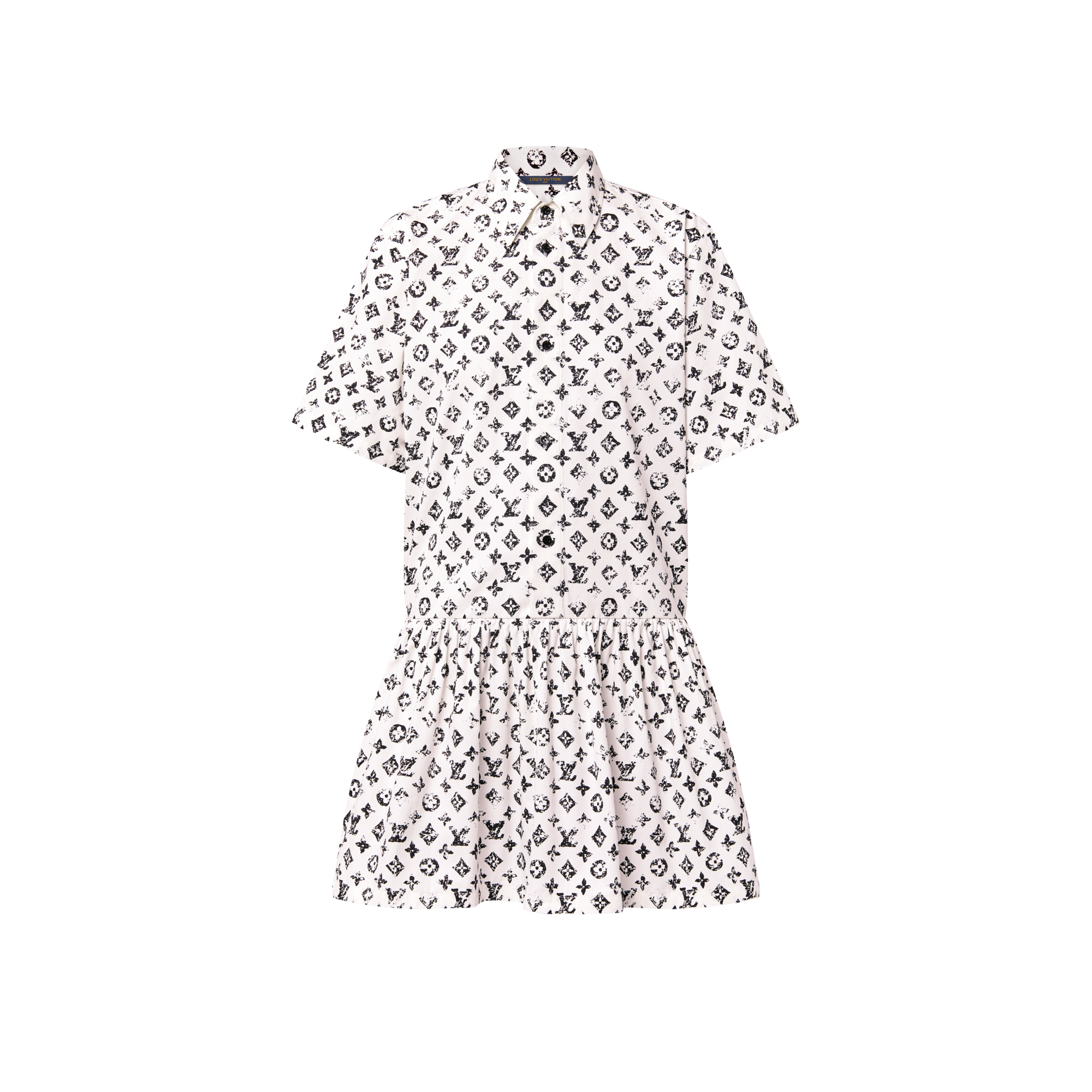 Vestido camisero Monogram  Mujer Prêt-à-Porter Vestidos | LOUIS VUITTON (Zoom de producto)