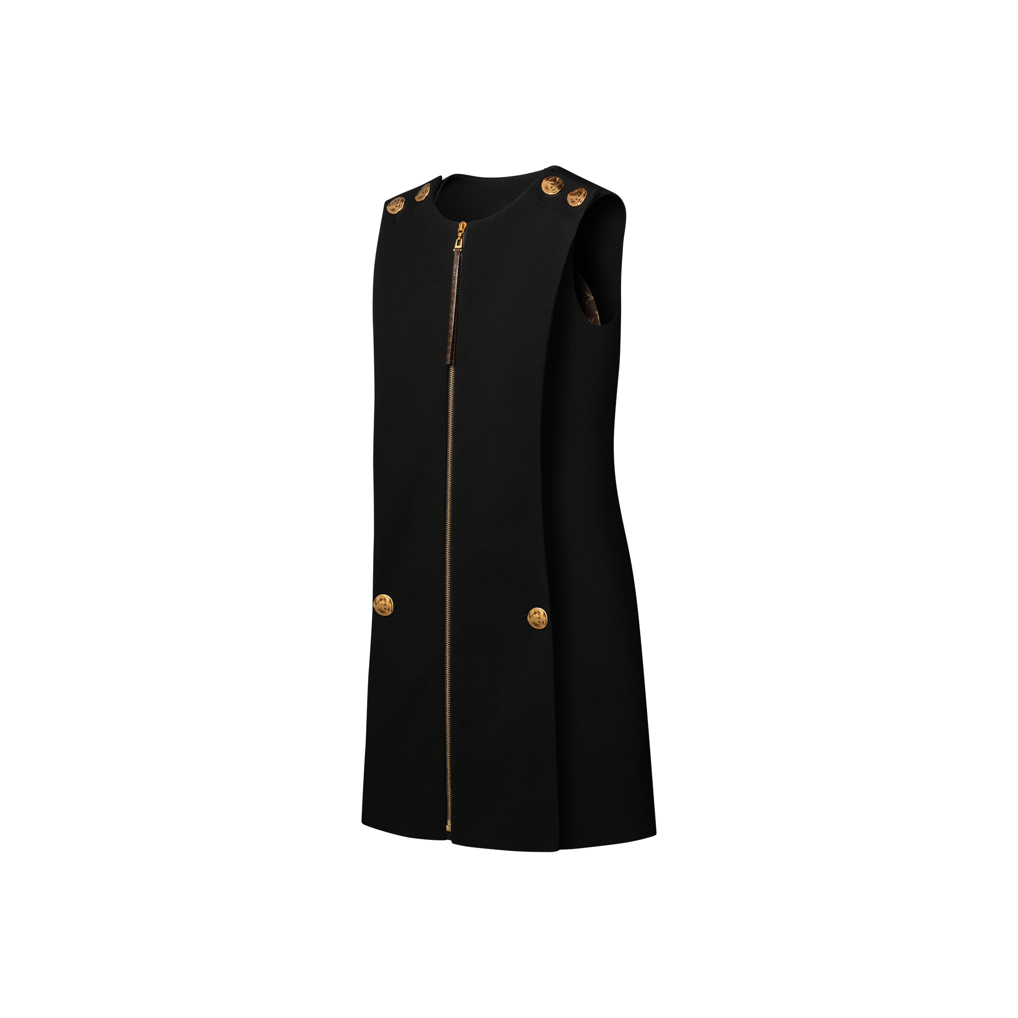 Vestido con botones  Mujer Prêt-à-Porter Vestidos | LOUIS VUITTON (Zoom de producto)