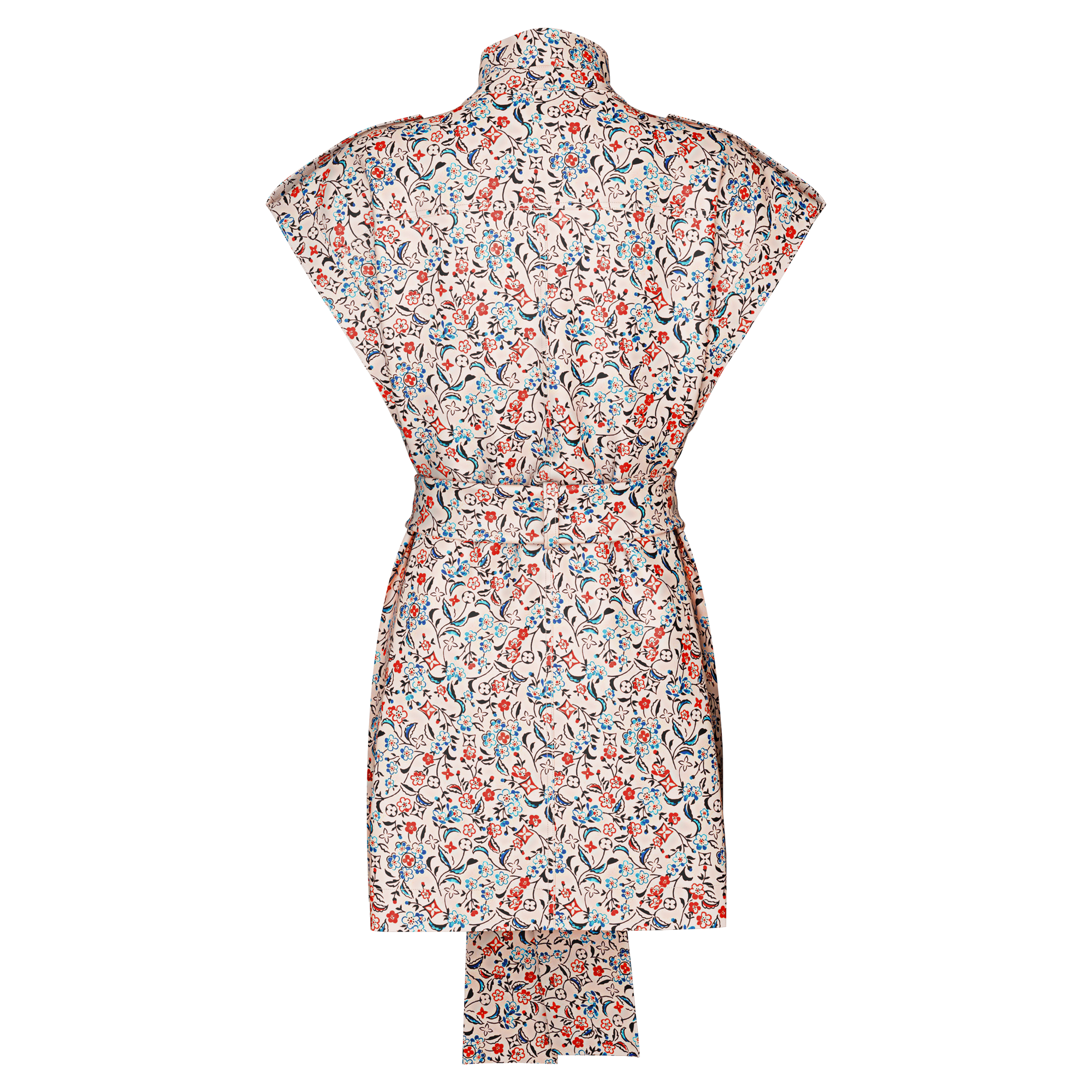 Vestido con cinturón y flores Monogram  Mujer Prêt-à-Porter Vestidos | LOUIS VUITTON (Zoom de producto)