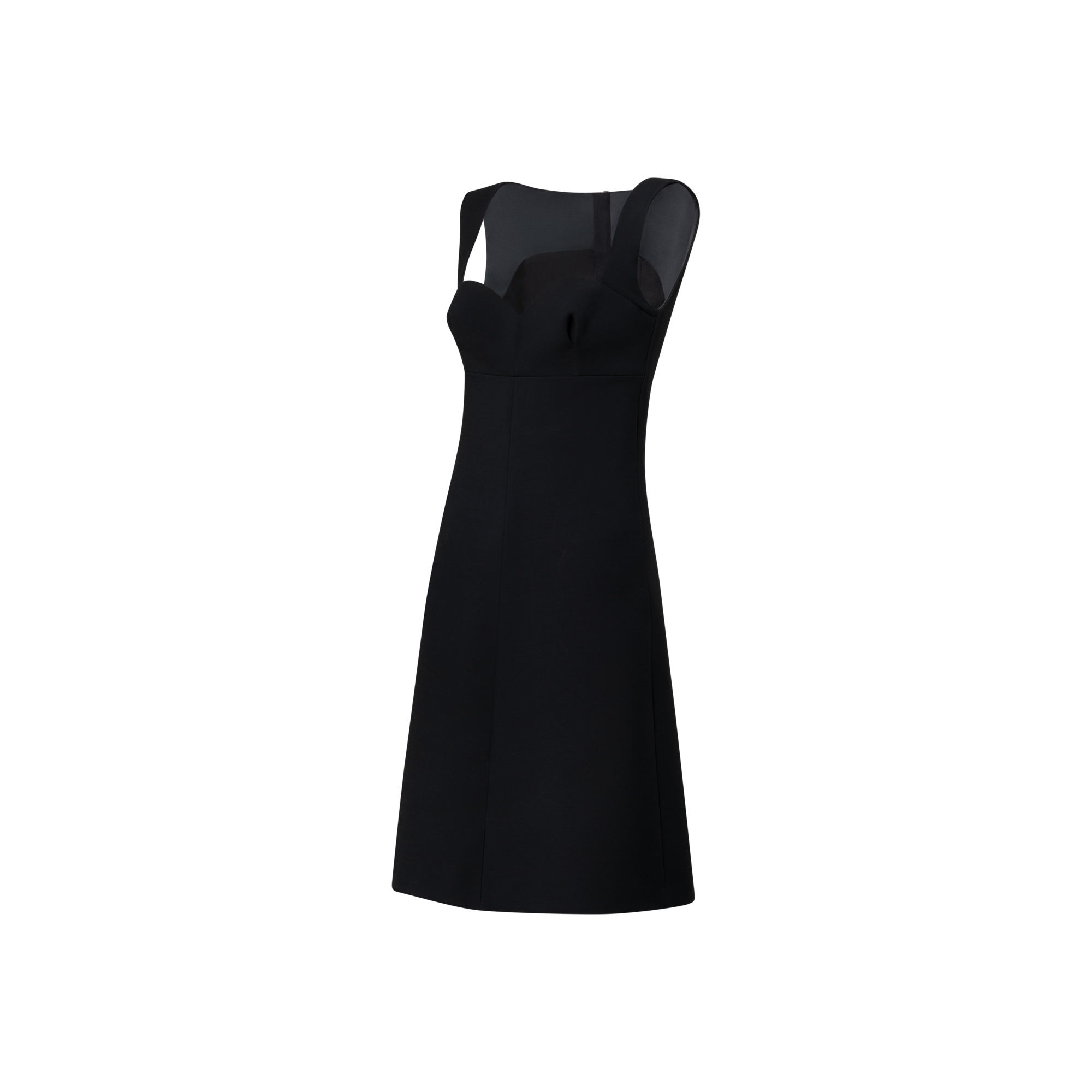 Vestido con escote de corazón  Mujer Prêt-à-Porter Vestidos | LOUIS VUITTON (Zoom de producto)