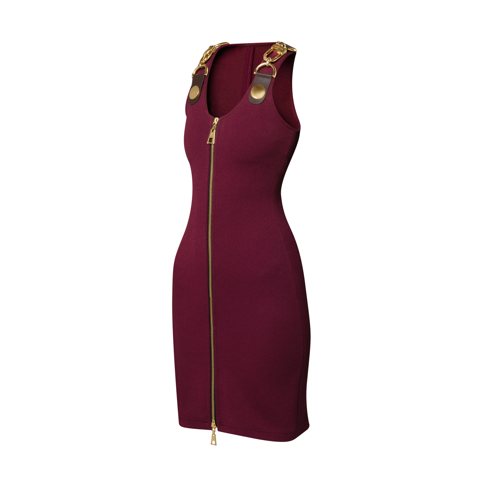 Vestido con tirantes con mosquetón  Mujer Prêt-à-Porter Vestidos | LOUIS VUITTON (Zoom de producto)