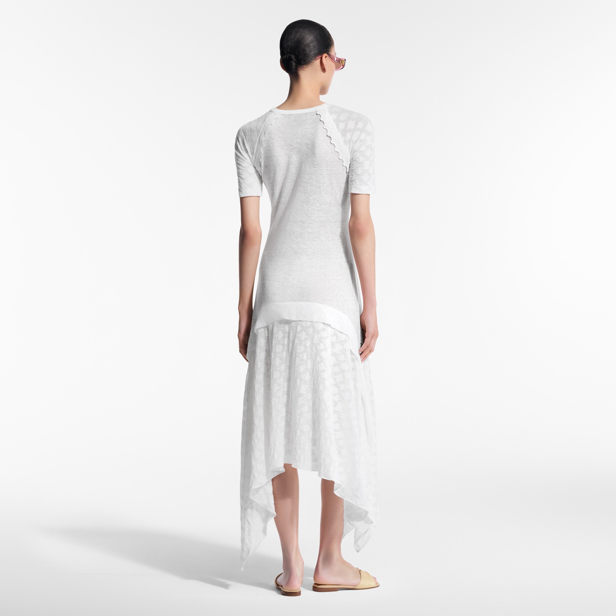 Vestido de Jacquard con detalle Monogram  Novedades Para mujer Summer Odyssey | LOUIS VUITTON (Zoom de producto)