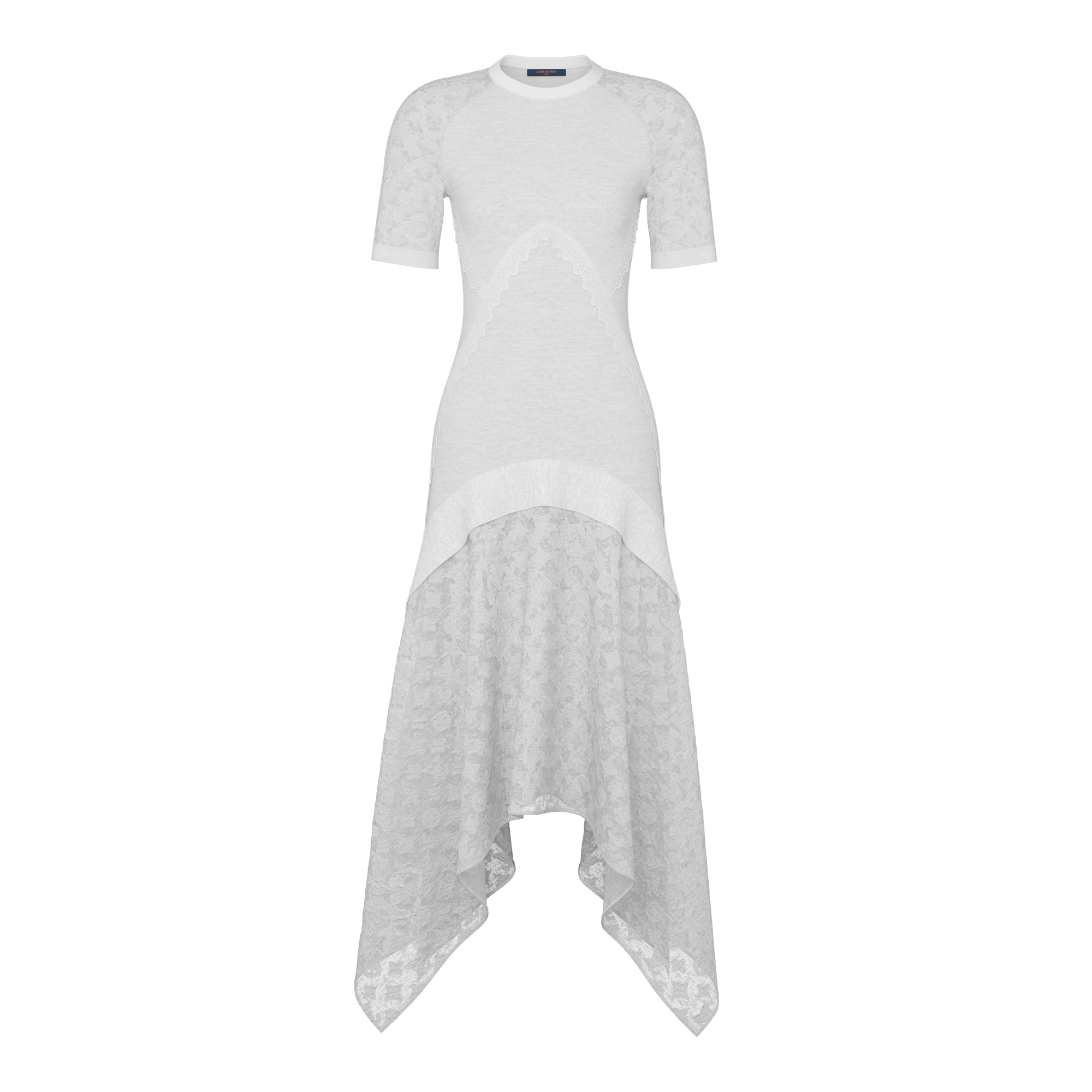 Vestido de Jacquard con detalle Monogram  Novedades Para mujer Summer Odyssey | LOUIS VUITTON (Zoom de producto)