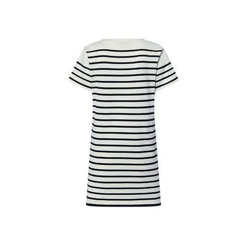 Vestido de punto a rayas Mujer Prêt-à-Porter Vestidos | LOUIS VUITTON (Zoom de producto)