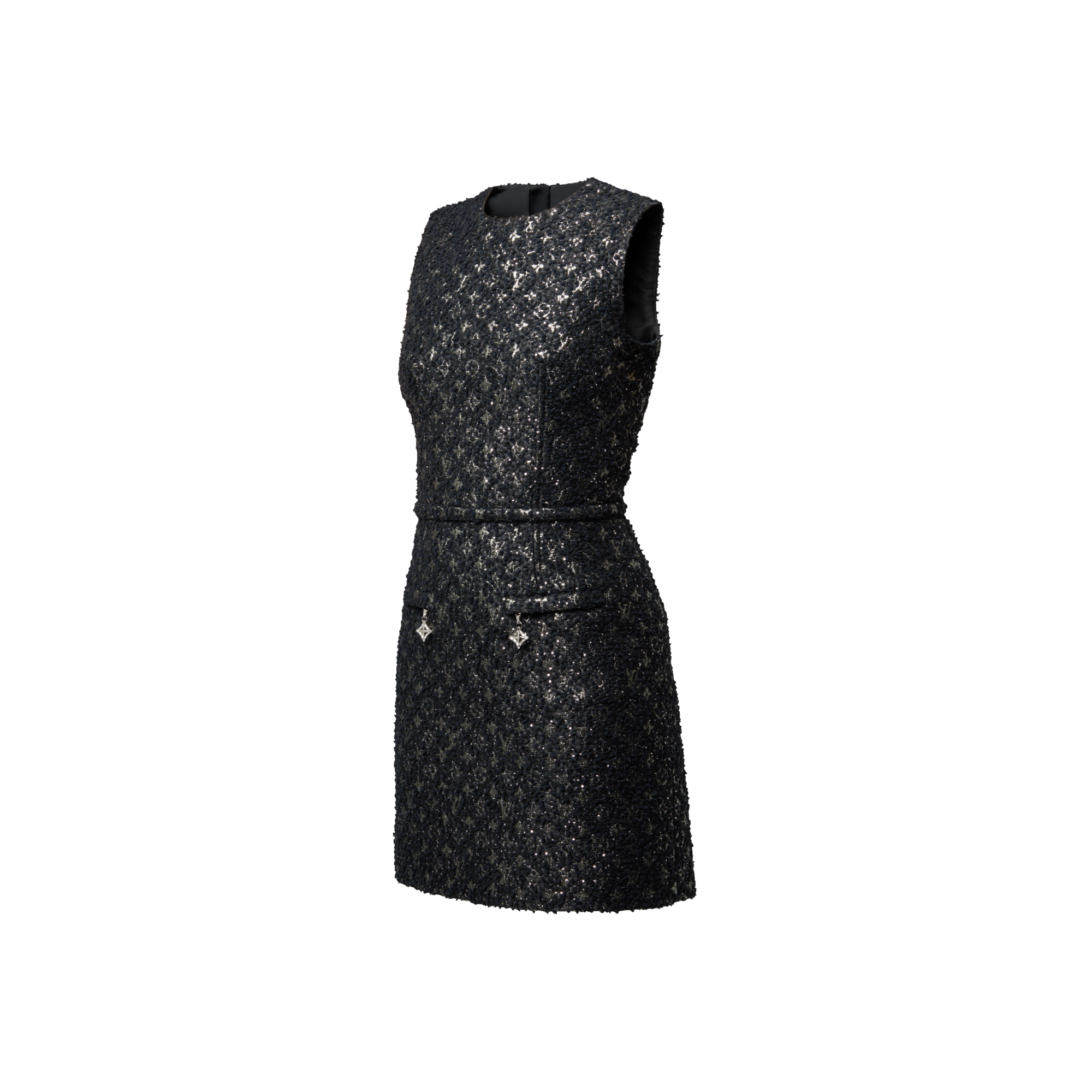 Vestido Monogram ajustado de tweed  Mujer Prêt-à-Porter Vestidos | LOUIS VUITTON (Zoom de producto)