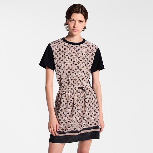 Vestido Monogram con cordón Mujer Prêt-à-Porter Vestidos | LOUIS VUITTON (Zoom de producto)