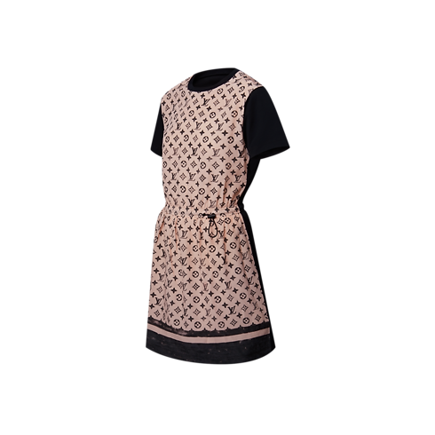 Vestido Monogram con cordón Mujer Prêt-à-Porter Vestidos | LOUIS VUITTON (Zoom de producto)