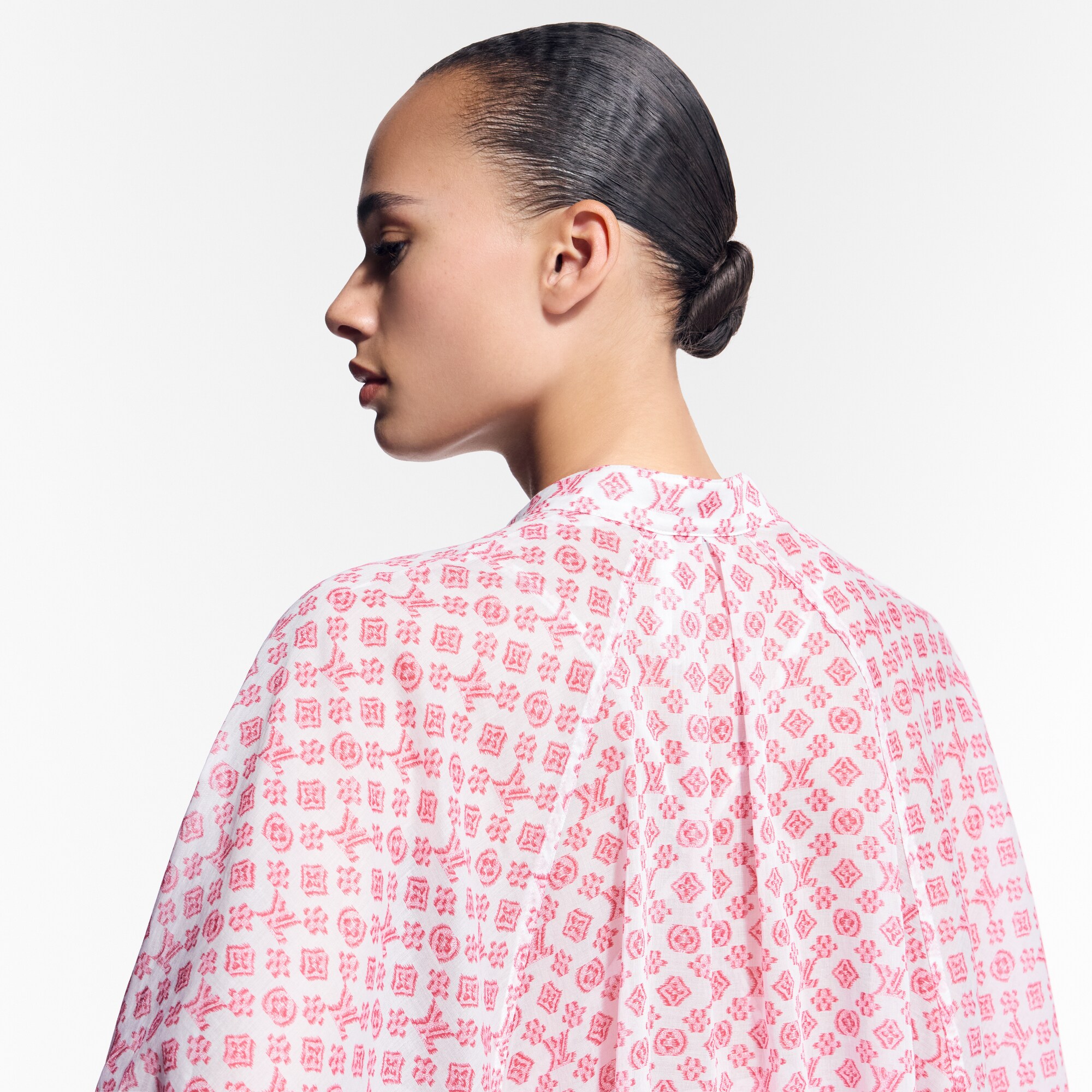 Vestido Monogram con manga murciélago  Mujer Prêt-à-Porter Vestidos | LOUIS VUITTON (Zoom de producto)