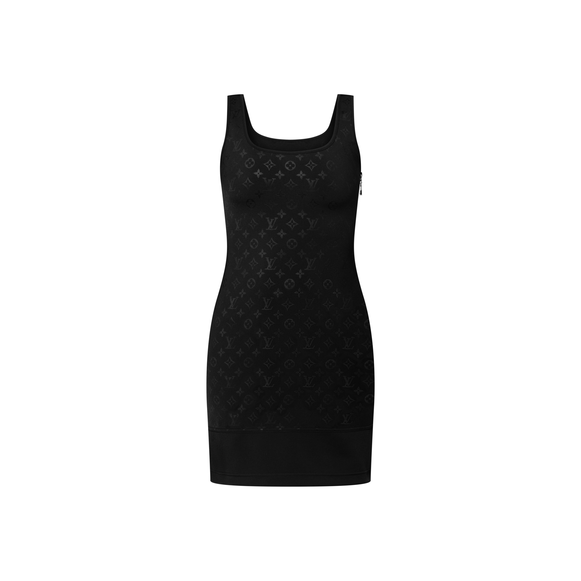 Vestido sin mangas con motivo Monogram en relieve  Mujer Prêt-à-Porter Vestidos | LOUIS VUITTON (Zoom de producto)