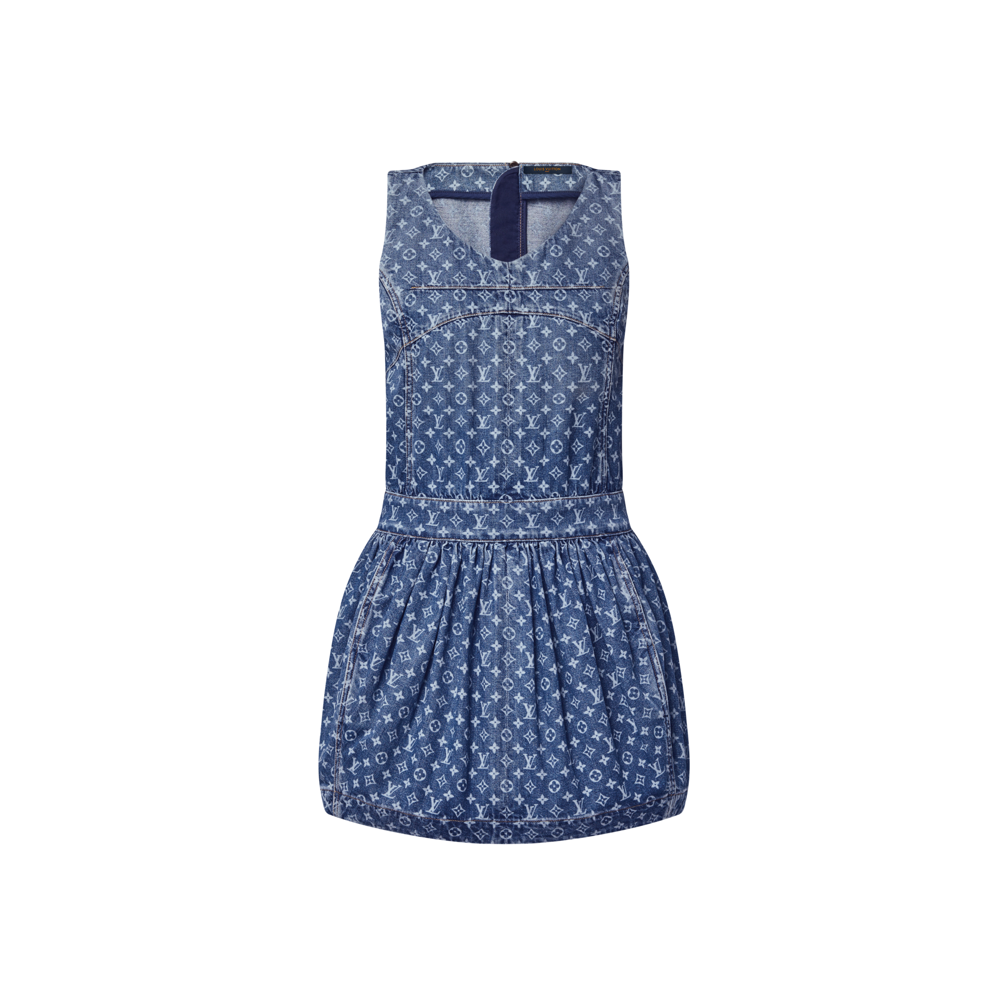 Vestido vaquero Monogram  Mujer Prêt-à-Porter Vestidos | LOUIS VUITTON (Zoom de producto)