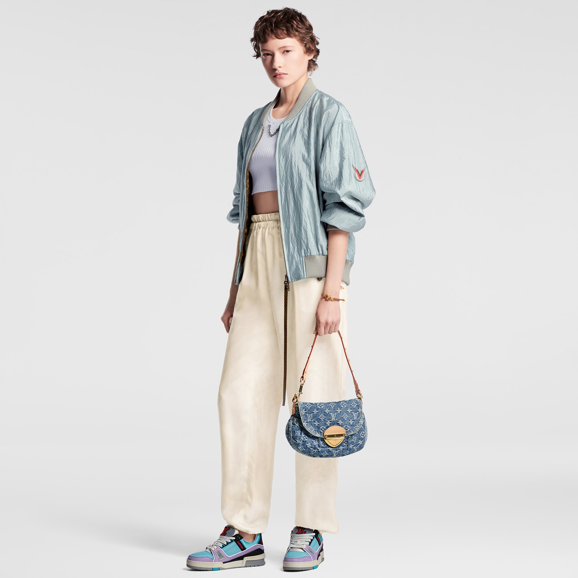 Zapatilla deportiva LV Trainer  Mujer Zapatos Zapatillas | LOUIS VUITTON (Zoom de producto)