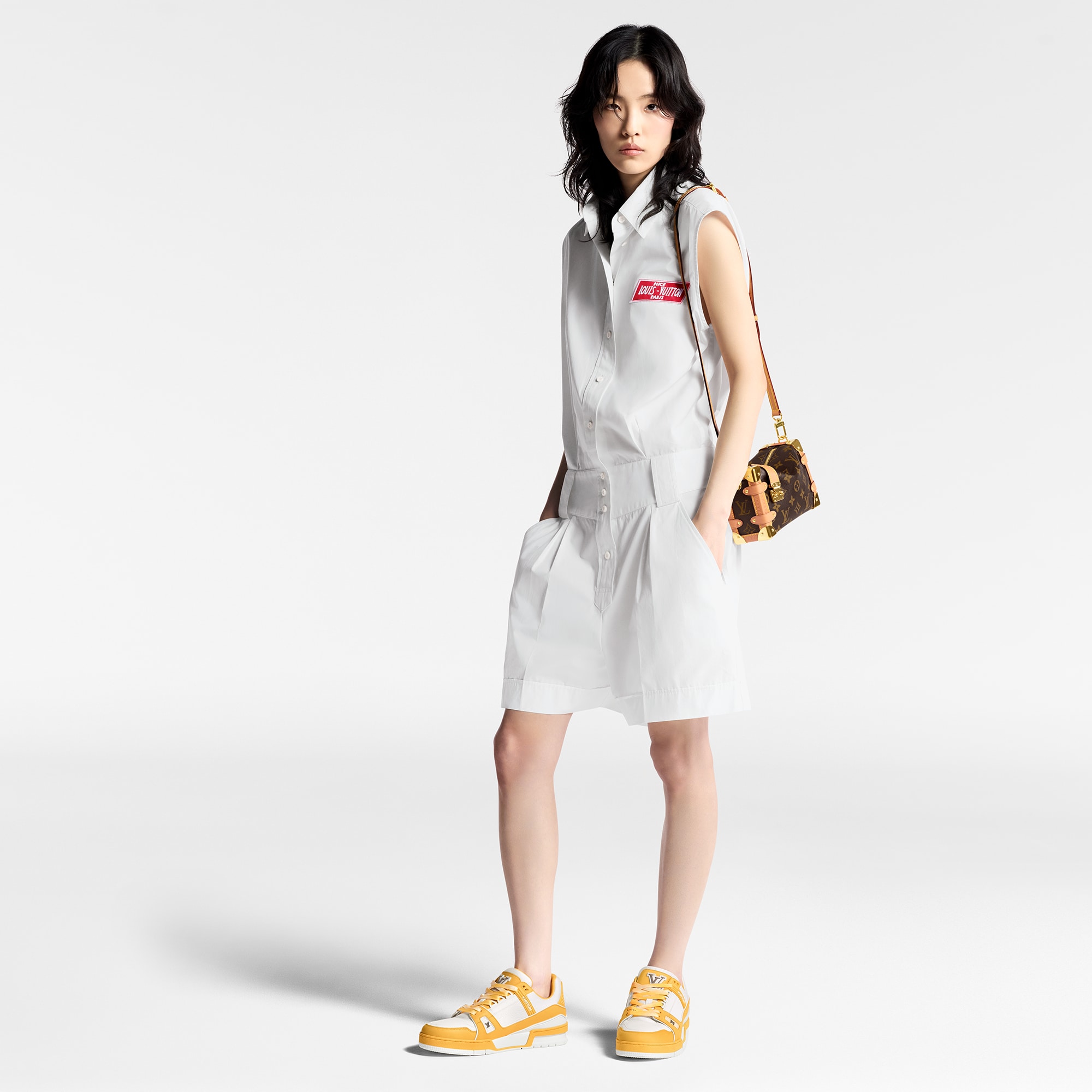 Zapatilla deportiva LV Trainer  Mujer Zapatos Zapatillas | LOUIS VUITTON (Zoom de producto)