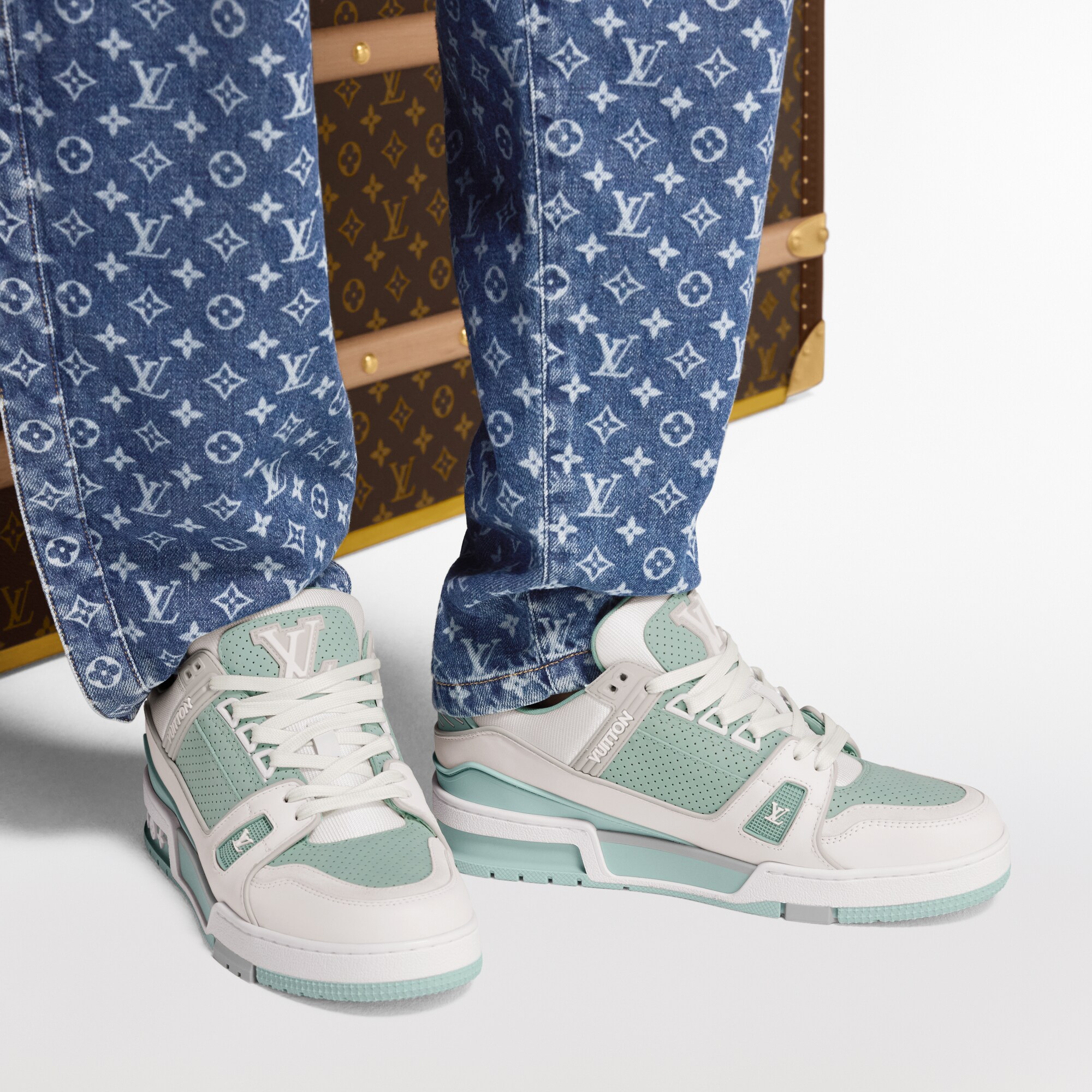 Zapatilla deportiva LV Trainer  Mujer Zapatos Zapatillas | LOUIS VUITTON (Zoom de producto)