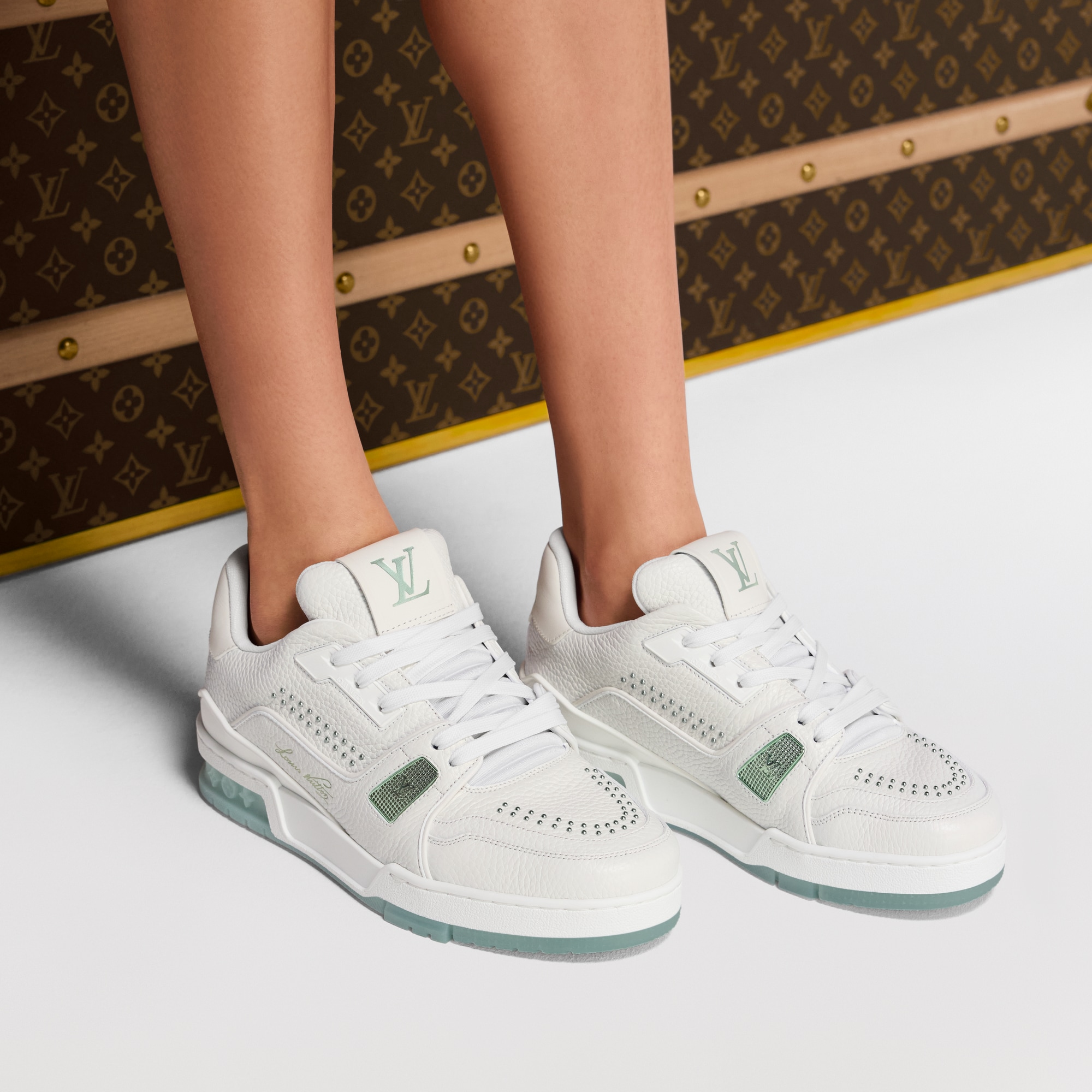 Zapatilla deportiva LV Trainer  Mujer Zapatos Zapatillas | LOUIS VUITTON (Zoom de producto)