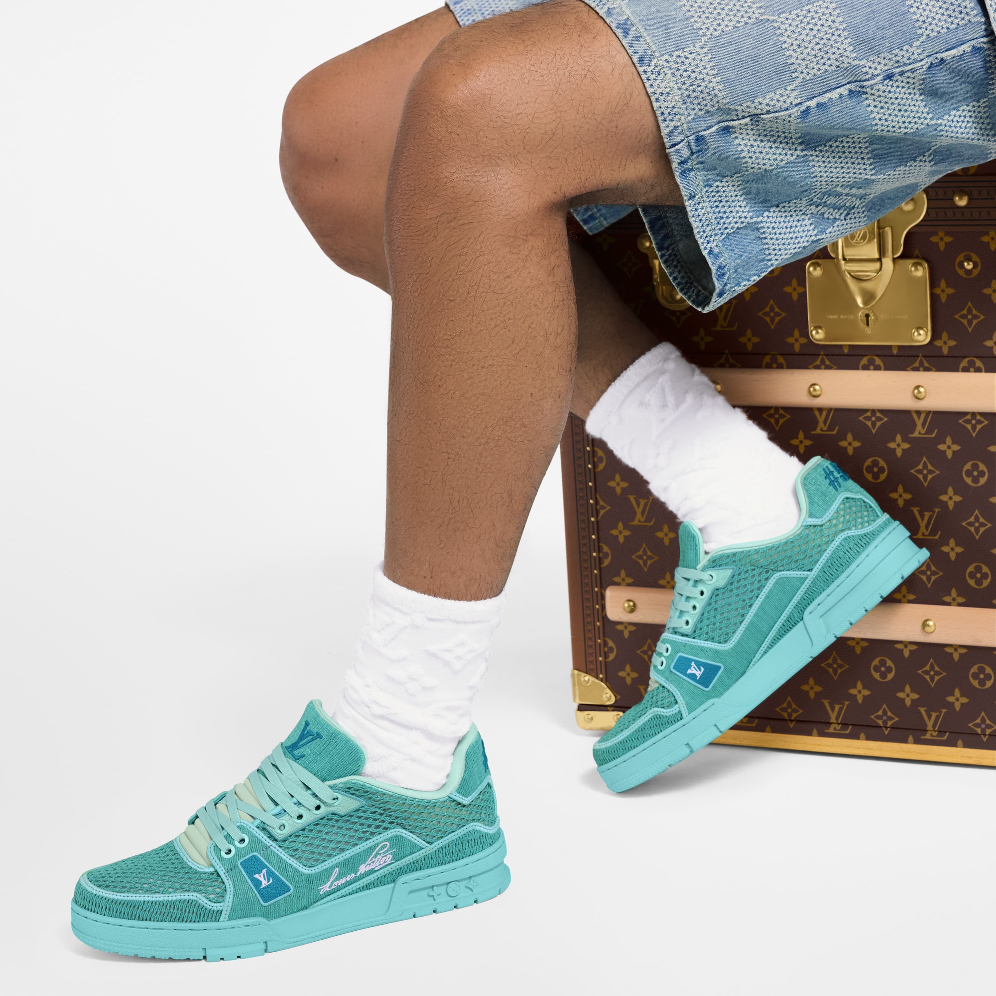 Zapatilla deportiva LV Trainer  Hombre Zapatos Zapatillas | LOUIS VUITTON (Zoom de producto)