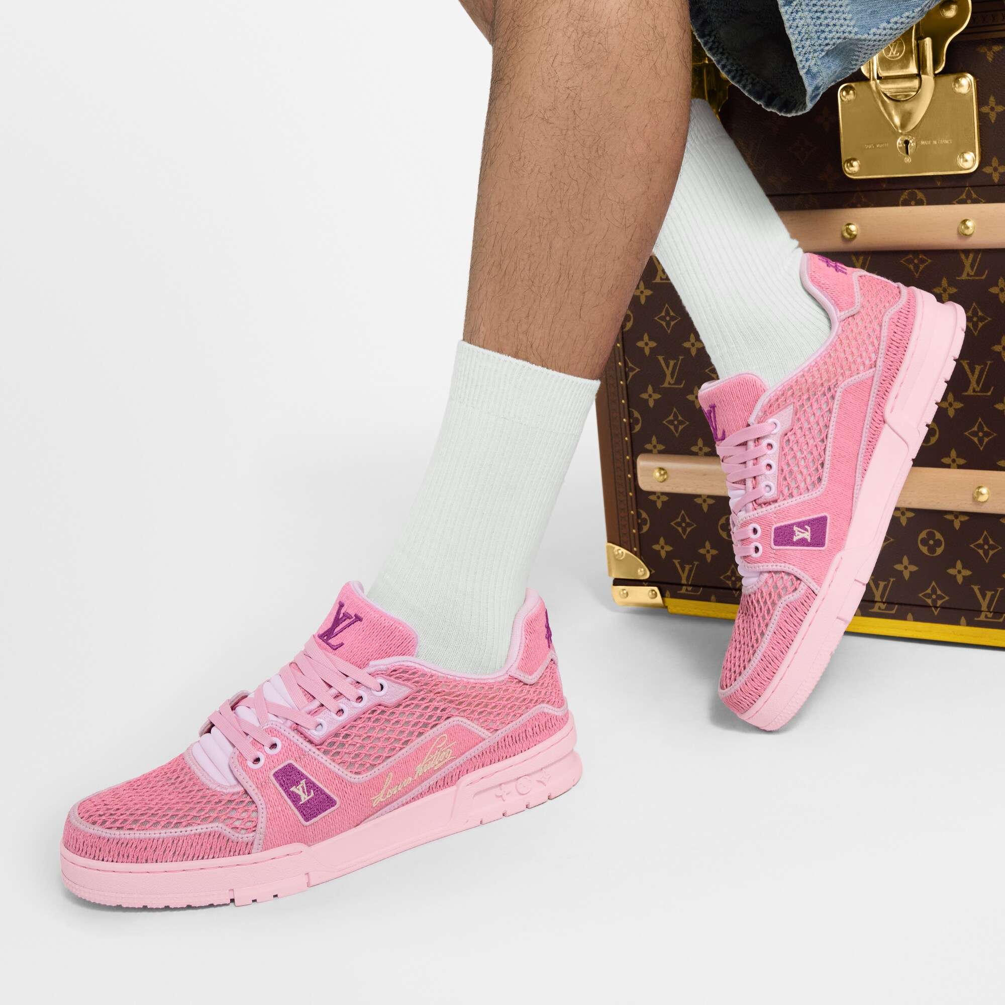 Zapatilla deportiva LV Trainer  Hombre Zapatos Zapatillas | LOUIS VUITTON (Zoom de producto)