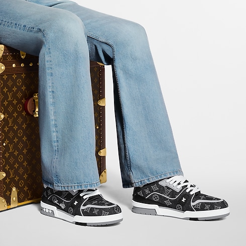 Zapatilla deportiva LV Trainer Hombre Zapatos Zapatillas | LOUIS VUITTON (Zoom de producto)