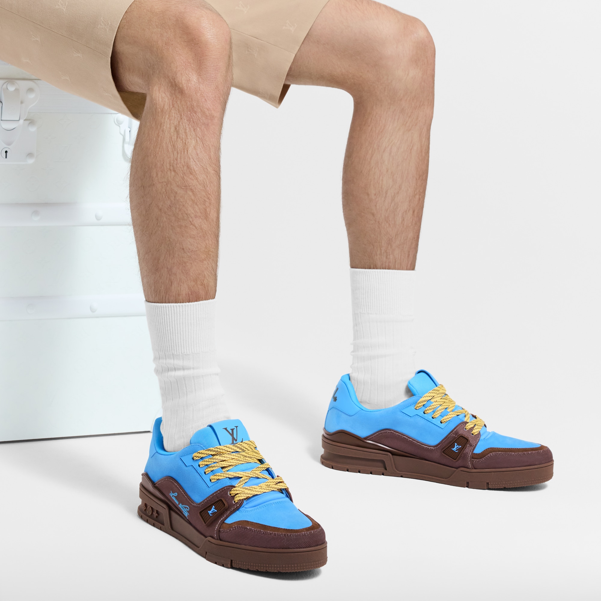 Zapatilla deportiva LV Trainer  Hombre Zapatos Zapatillas | LOUIS VUITTON (Zoom de producto)