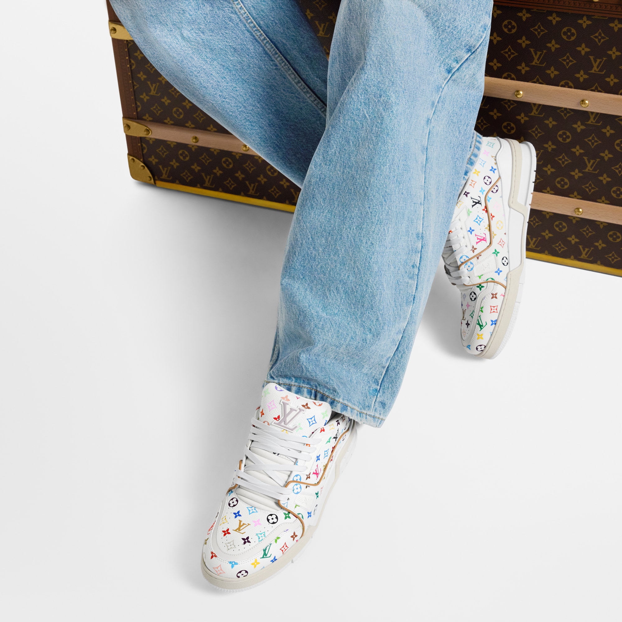 Zapatilla deportiva LV Trainer LV x TM  Hombre Zapatos Zapatillas | LOUIS VUITTON (Zoom de producto)