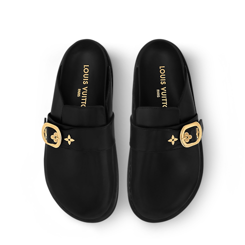 Zueco plano LV Cosy Mujer Zapatos Mules | LOUIS VUITTON (Zoom de producto)