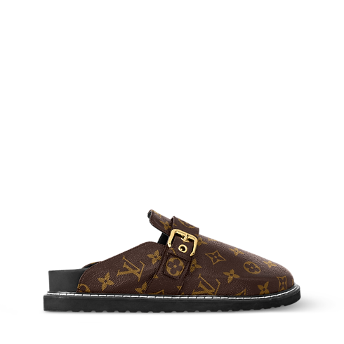 Zueco plano LV Cosy Comfort Mujer Zapatos Mules | LOUIS VUITTON (Zoom de producto)